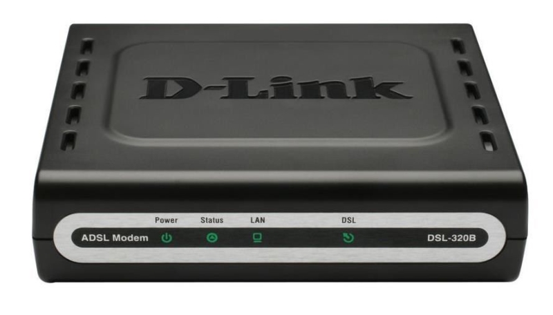 D-LINK Modem Router ADSL D-Link 2DSL-320B nero